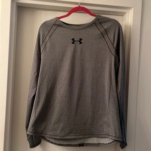 Under Armour cold gear fitted gray long sleeve top